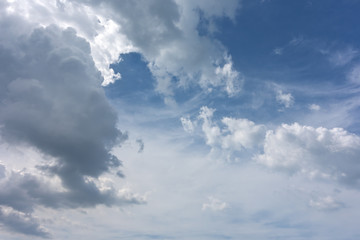 Canvas Print - beautiful blue sky