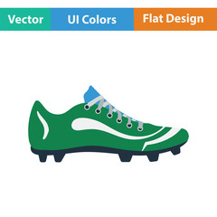 Poster - American football boot icon