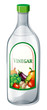 Bottle of vegetable vinegar