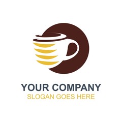 Coffee Cafe Icon Logo Vector