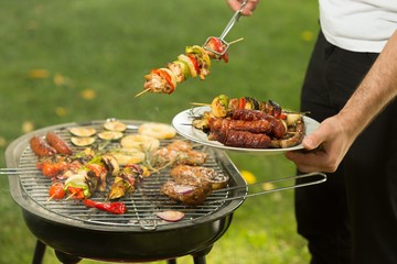 Canvas Print - Real barbecue chef