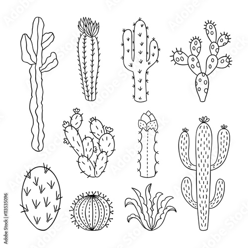 Free Free 63 Cactus Outline Svg SVG PNG EPS DXF File