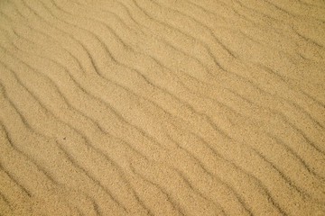  Sand eines Strandes mit Formen
