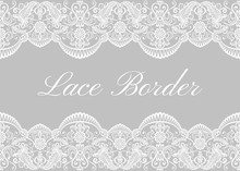 White Lace Borders