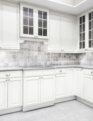 White modern kitchen