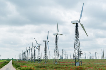 Eco power, wind turbines,   plant