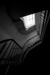 black wchite staircase