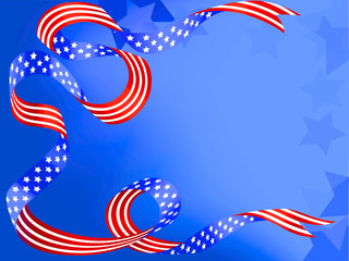 Wall Mural - Us patriotic background