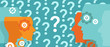 © bakhtiarzein - question marks everywhere around head confused team questioning problem