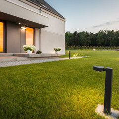 Wall Mural - House with garden