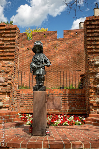 Cuadros en Lienzo Monument to the Little Insurgent in Warsaw