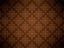 Brown Floral Background Pattern