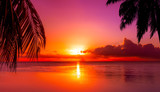 Fototapeta Zachód słońca - Tahiti Sunset