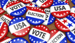 © niroworld - USA Presidential Election Campaign Badges Concept