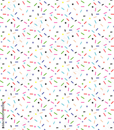 Abstract Confetti Background Pattern. Repeating Pastel Confetti Pattern