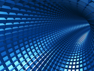 Wall Mural - abstract architecture tunnel with light background