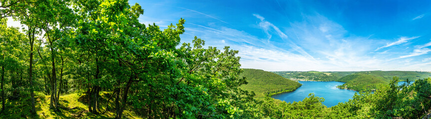 Panorama Rursee in der Eifel