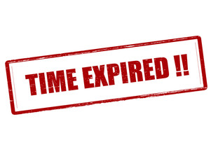 Poster - Time expired