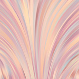 Fototapeta Tęcza - Colorful smooth light lines background. Pink, orange colors