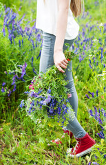 Poster - bouquet of wildflowers