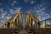  Railroad Steel Bridge Leading To Heaven