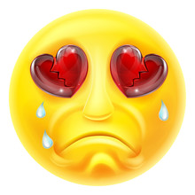 Heartbroken Crying Emoji Emoticon
