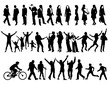 © mike166146 - 34 silhouettes of people in all kinds of activities
