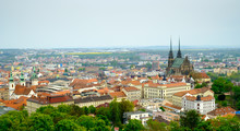 Brno day time old city landscape