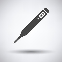 Poster - Medical thermometer icon