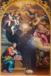 CREMONA, ITALY - MAY 24, 2016: The Annunciation painting by Giovanni Battista Trotti (1555 - 1619) in Cathedral of Assumption of the Blessed Virgin Mary.