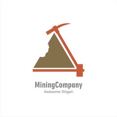 The best mining logo template. 