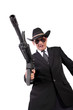 © pepscostudio - Mafia with pointed gun