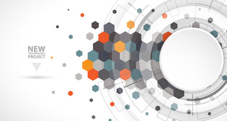abstract digital web site header. banner background