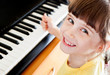 Small Girl with Piano