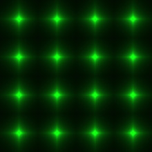 Green Net Made From Shining Cross - Seamless Pattern
