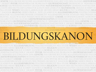 Canvas Print - Bildungskanon