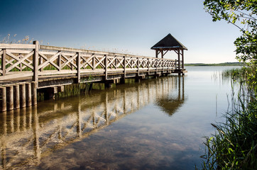 Steg im Zierker See