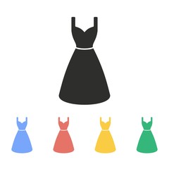 Wall Mural - Dress - vector icon.