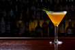 Peachy Lemonade Martini Cocktail