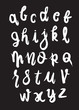 Hand written word ‚Brush Letter‚painted brush lettering,Typo