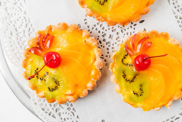 Canvas Print - fruit tarts