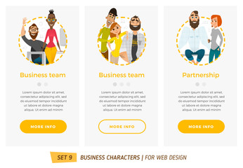 banners for your web design in business style