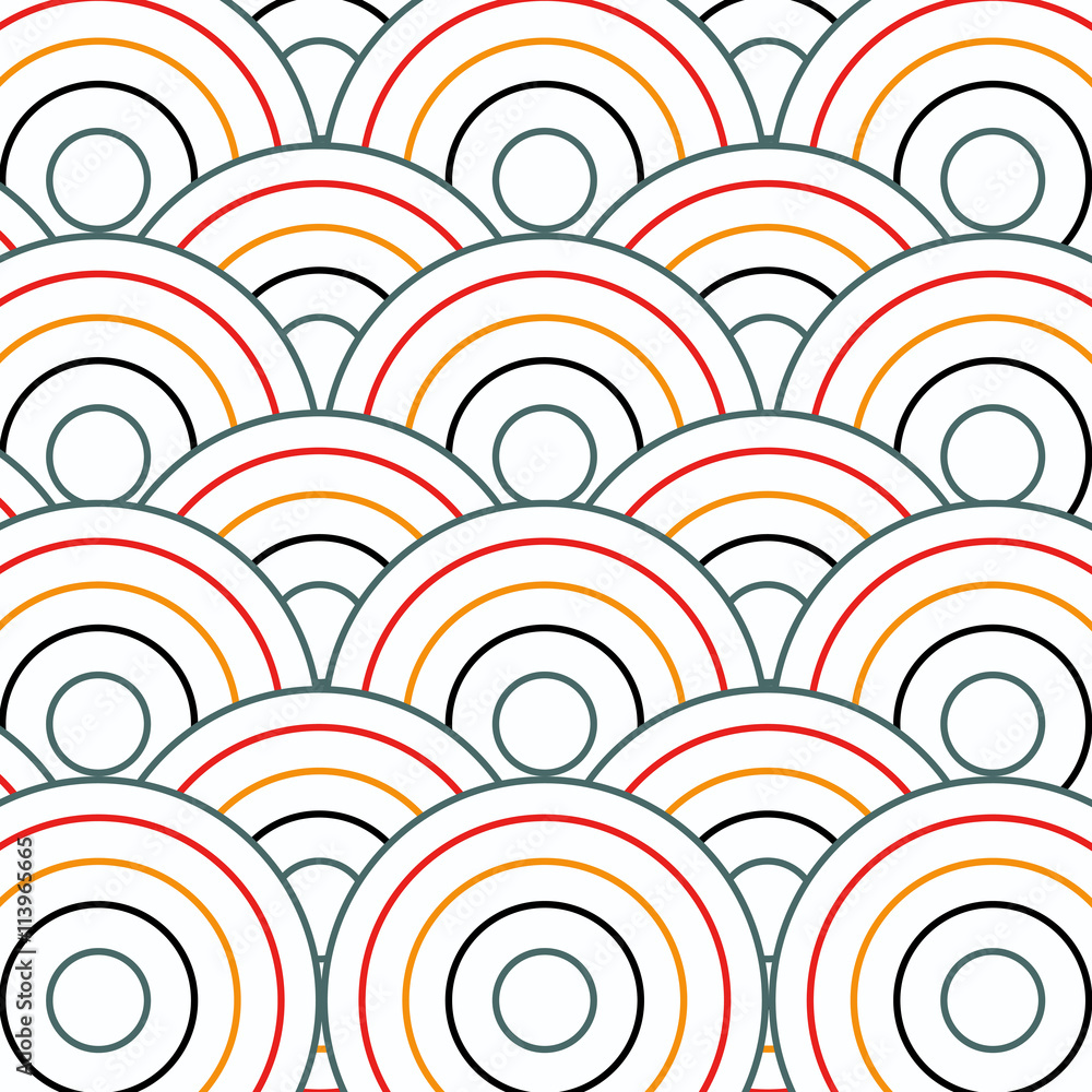 Circle pattern background. Geometric circle shapes