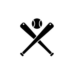 Canvas Print - Baseball simple icon