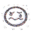 people 3d creative smiley