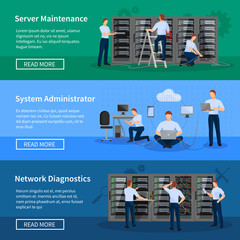 it administrator horizontal banners