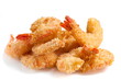 Shrimp tempura isolated on white background