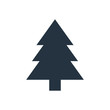 fir tree icon - travel 100 set