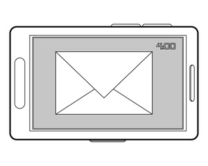 cellphone cellphone with five buttons