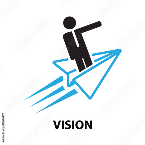 vision business concept icon and symbol - Acheter ce vecteur libre de ...